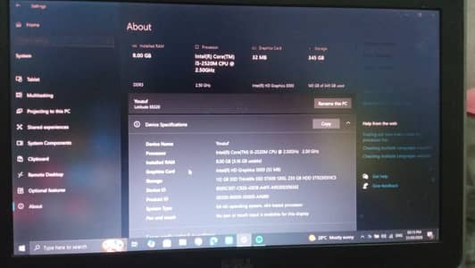 Dell Latitude E6320 | Intel i5 | 8GB RAM | Dual Drive (SSD + HDD)