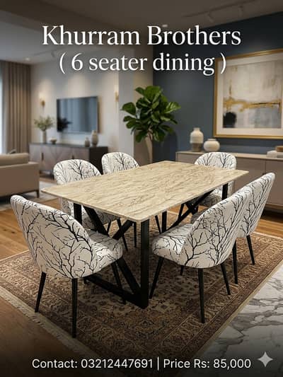 Space Saver Dining | dining table | wooden dinings | sheesham chairs