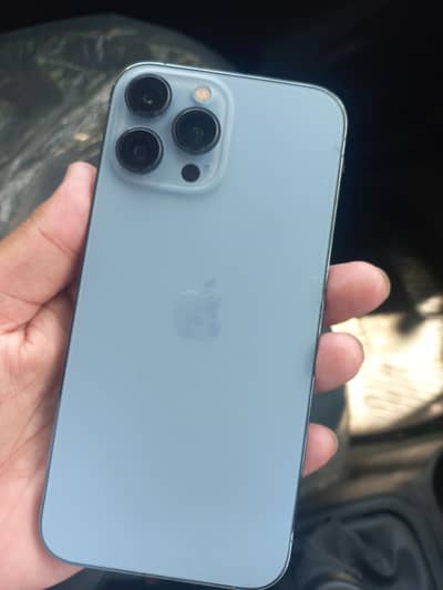 Iphone 13 pro max  256GB  Serria Blue Color 90 BH