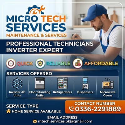 Fridge Repair - AC Repair - AC Service - AC Fitting - Microwave Repair