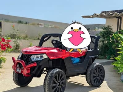 Kids Electric Jeep 6688 12V Rubber Tyres Battery Car Ride On