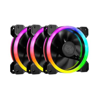 Coolermaster ARGB Dual lighting Fans Stock