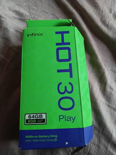 Infinix Hot 30 Play 64GB / 8GB RAM – Good Condition