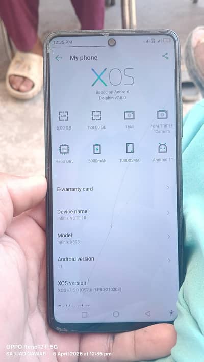 infinix note 10 6/128