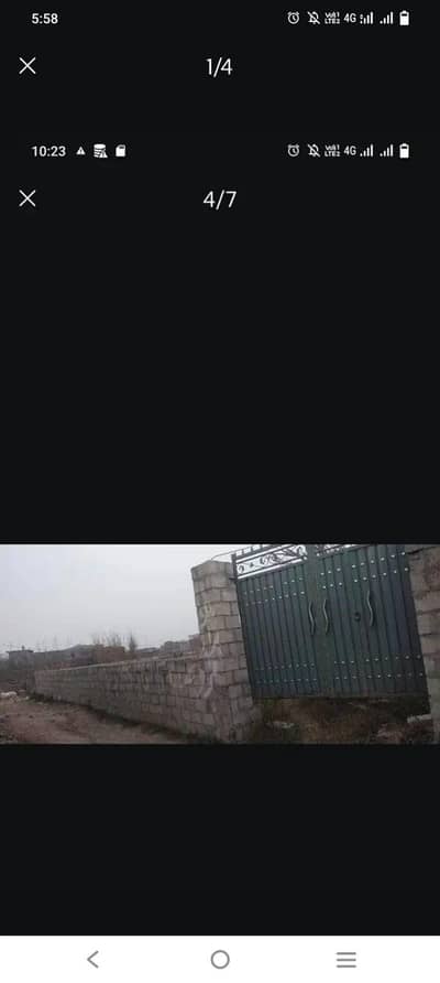 For Rent and  Sale residential plots 13 Marla each