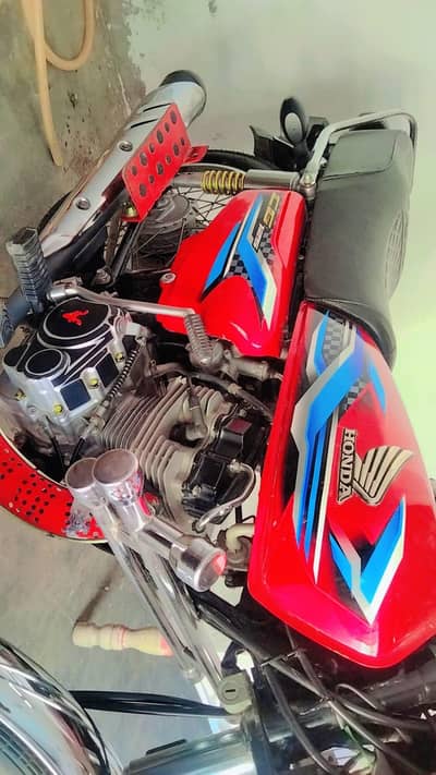 HondaCG 125 Model 2024 for urgent sale Location Adda Kamir 120/9L