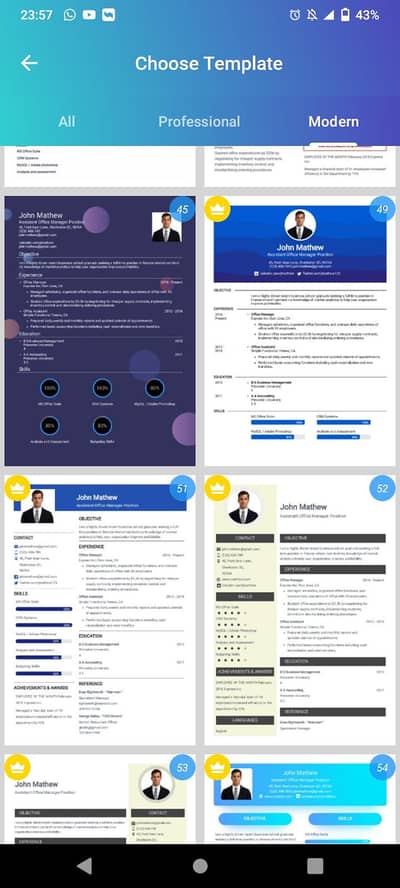 Cv presentation maker, jobs apply