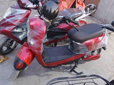 electric scooty available  contact at 03004142432