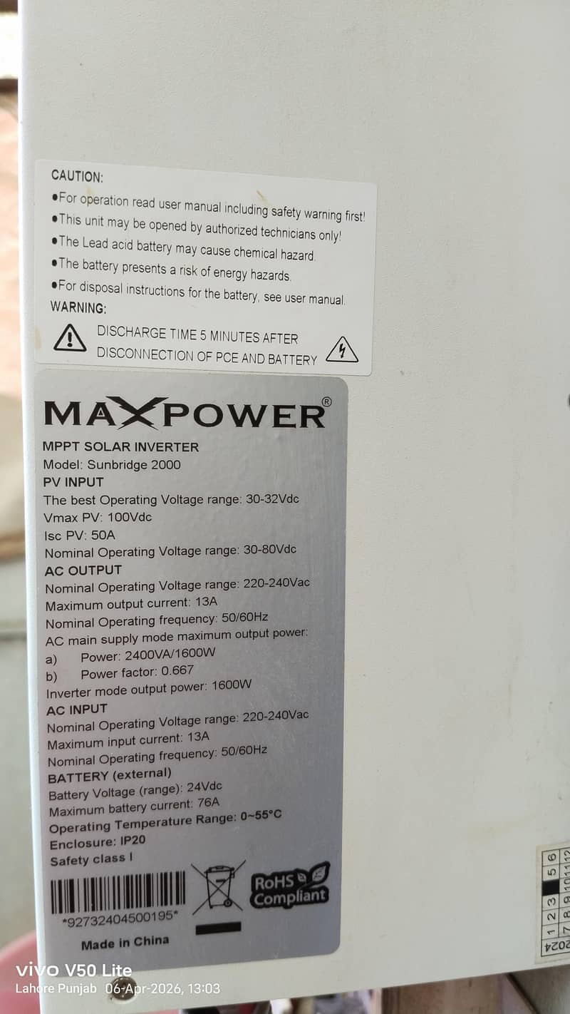 max power 1