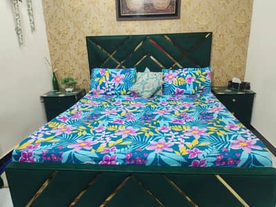 Bed and side tables slightly used