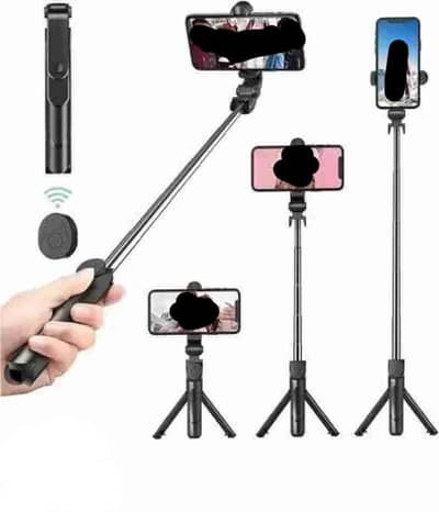 Portable Selfie stick with Tripod & Remote Control