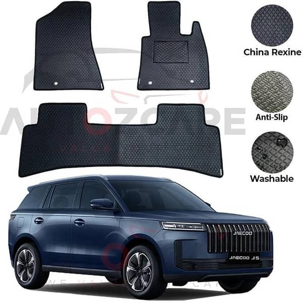 Jaecoo J5 China Rexine Floor Mat 3PCS - Model 2026