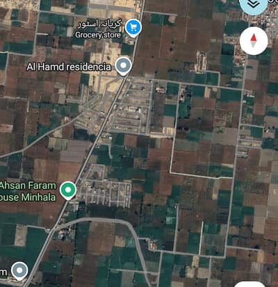 Per Akr Agriculture Land Ideal For Farm Houses 120Fet Front in Minhala best opportunity