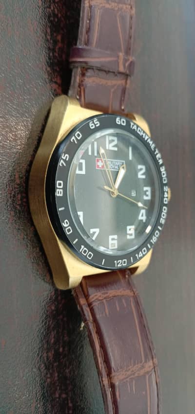 Military Royale men's watch  with date display