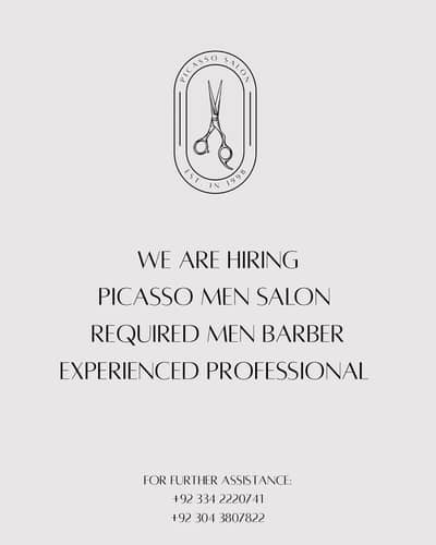 Salon receptionist required experienced