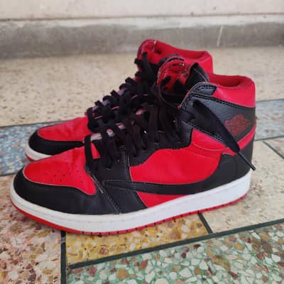 Nike Air Jordan 1 Mid Bred Red Black Original | UK7 / EU41