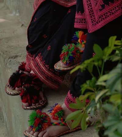 Hand Made Balochi Chappal | Pure leather | Traditional | Peshawri