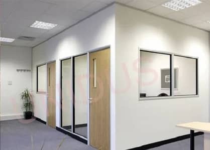 False Ceiling (Gypsum / POP)  Glass & Wooden Room & Office Partition
