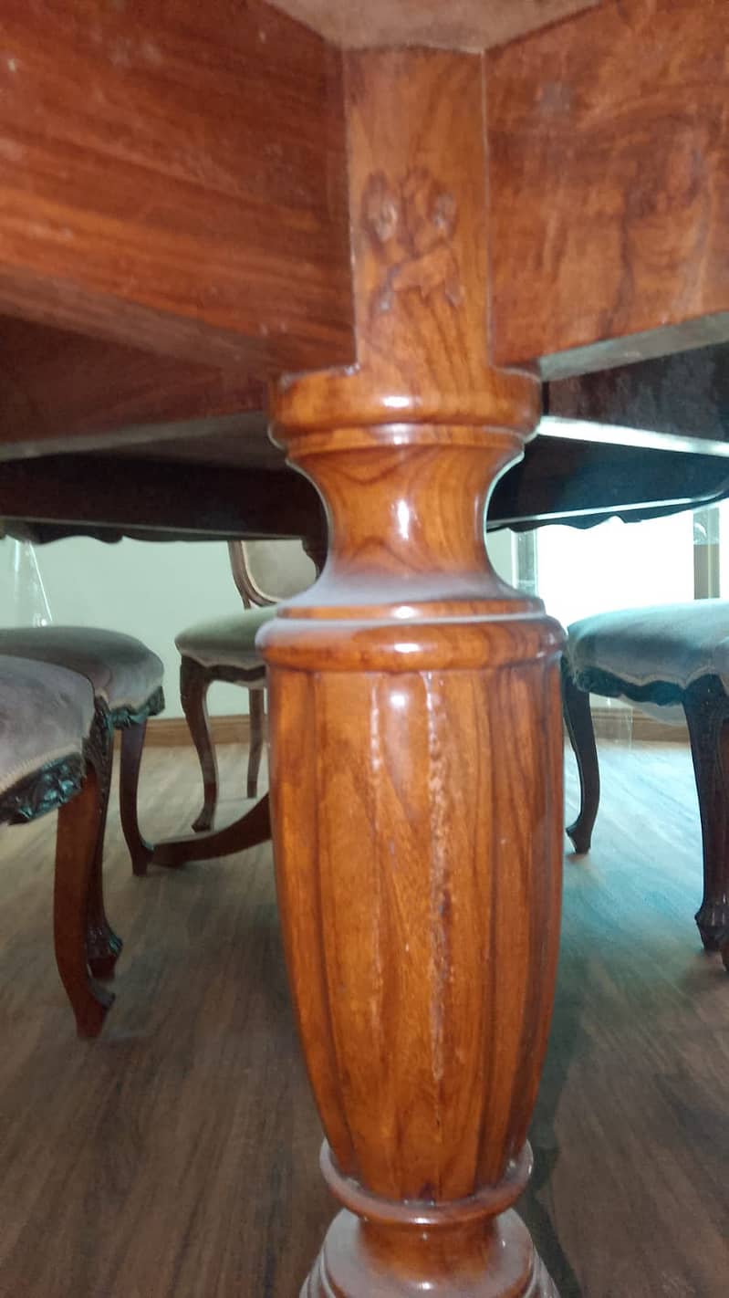 Luxury dining table 8 person dining Dining table with chairs 4