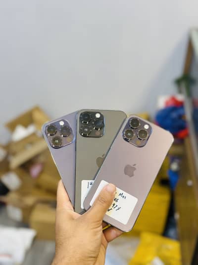 Iphone 14promax 128gb Non PTA Jv Battery Health 90+ Waterpack Stock