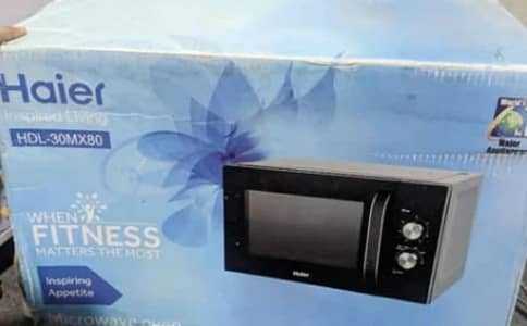 Microwave Oven Haier Just Box Opened 03259764389 whatsapp