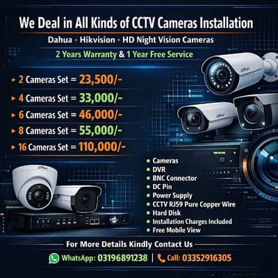 CCTV Camera HD Quality | Monitoring System