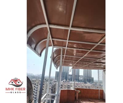 Plain Fiber Shade | Fiber Glass Sheet Best Price in karachi