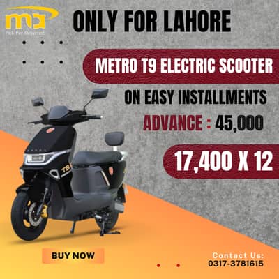 Metro Electric Scooter T9 On Installments