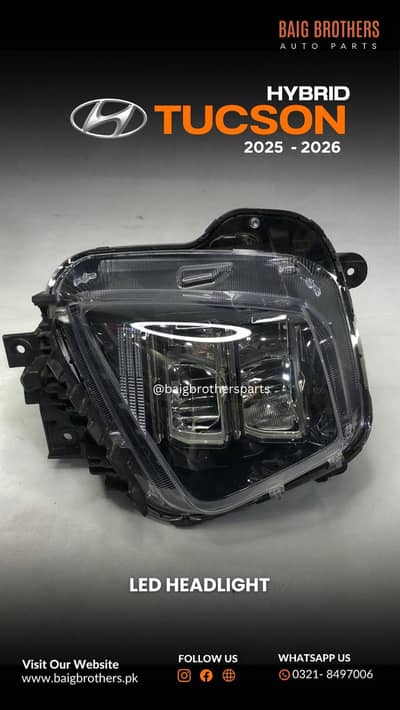 Hyundai Santa Fe Honda Civic Sportage Awd Fwd L Headlight lite Light