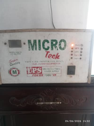 handmade UPS for sale in good condition contact no 03146621971