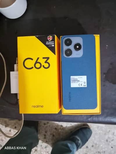 Realme c63 full box 45w charging 7days check warrenty