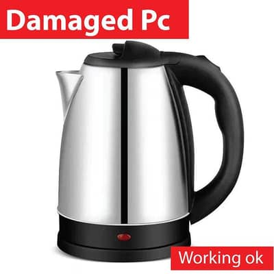 Body Damage Electric Kettle But working properly.