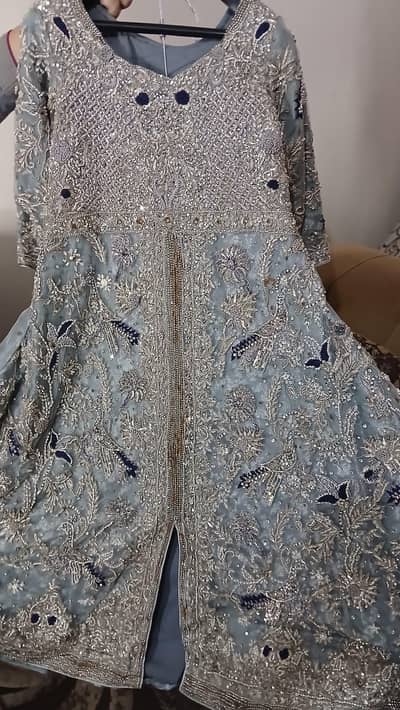 New elegant and gorgeous walima dress .