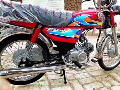 Honda CD70 Red (zero meter open letter)