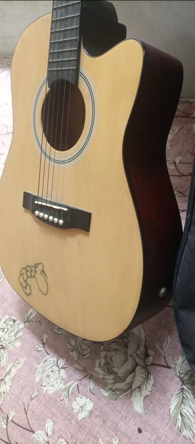 Acoustic Guitar (Gold Tone Style) – Excellent Condition – Acrylic
