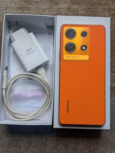 Infinix note 30 with box charger