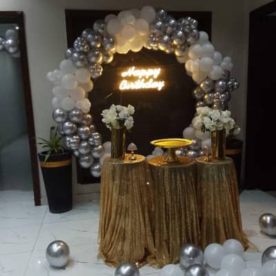 Baloons Decoration, Bridal Shower, Wedding Planners, Catering Services