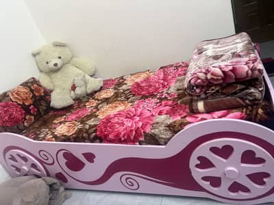 Kids car beds with madecated metress