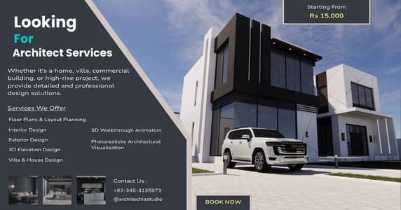 Architectural Services | Floor Plan | 3D Interior/Exterior | Landscape