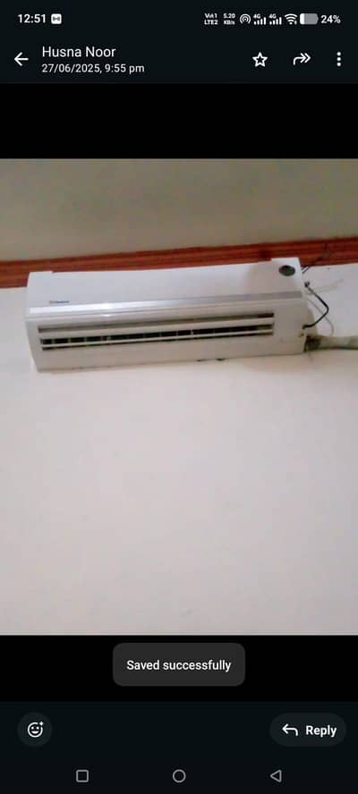 Used Split AC for Sale – Excellent Condition