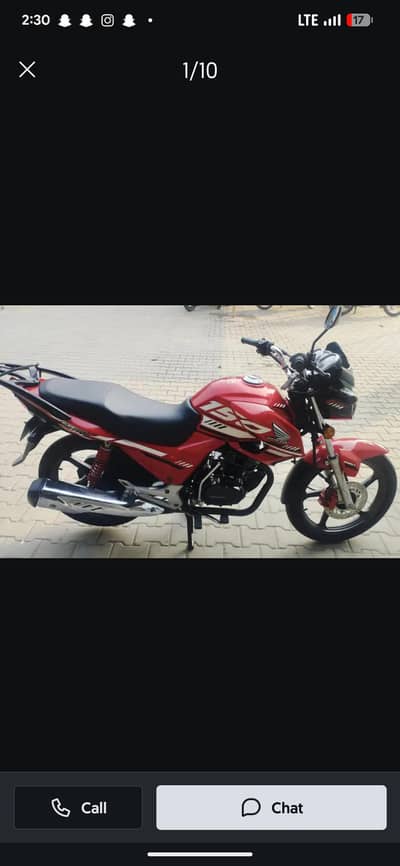 honda cb 150F 2024 end