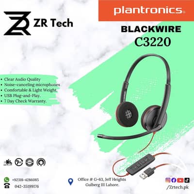 Plantronics Jabra Sennhiser Logitech USB Noise Cancellation Headphone