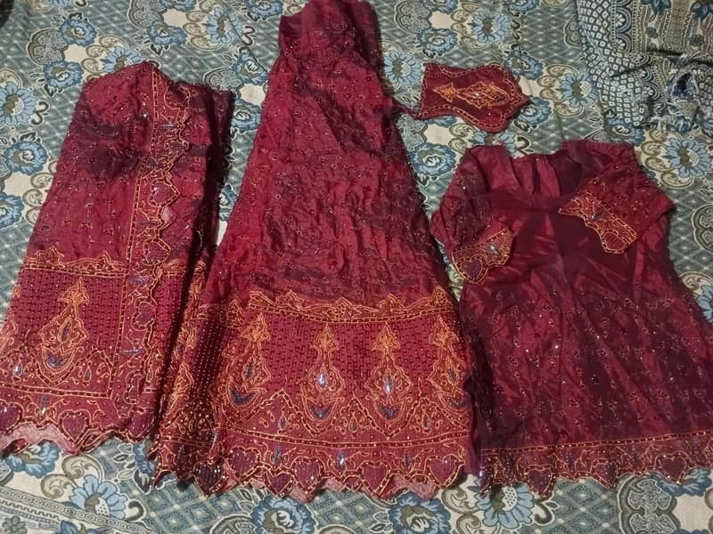 اینڈ میکسی براڈل لہنگہ 0