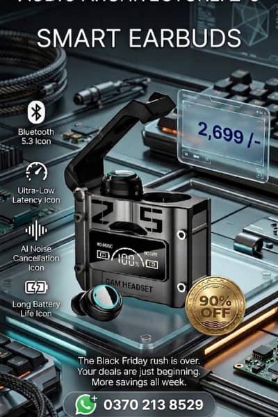 Shop Now! AirTech Z-5 Smart Earbuds – Premium Sound at Just Rs. 2,699