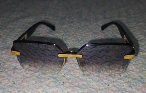 Rimless gradiant Sunglasses