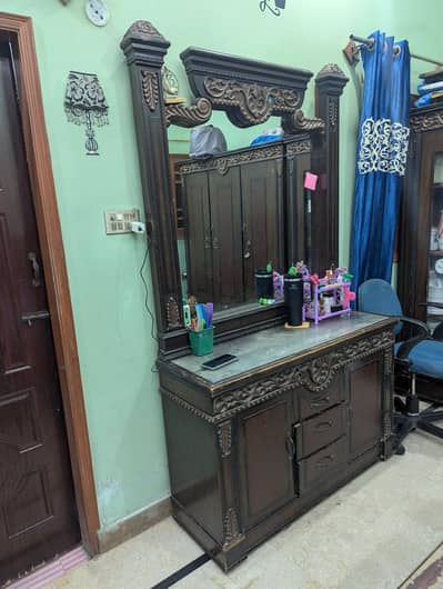 bed almari dressing table or side dreasing side tables