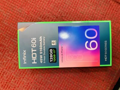 İnfinix hot 60 I 6+6128 gb argent sale krna ha