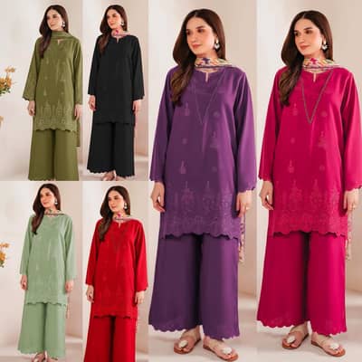 Sapphire Lawn 3 Piece Embroidered Suit