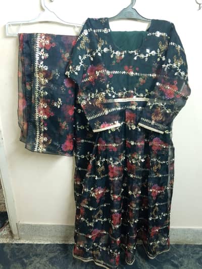 3 piece stitched Maxi