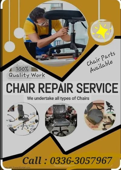 OFFICE  CHAIR REPAIRING  & CHAIR PARTS
